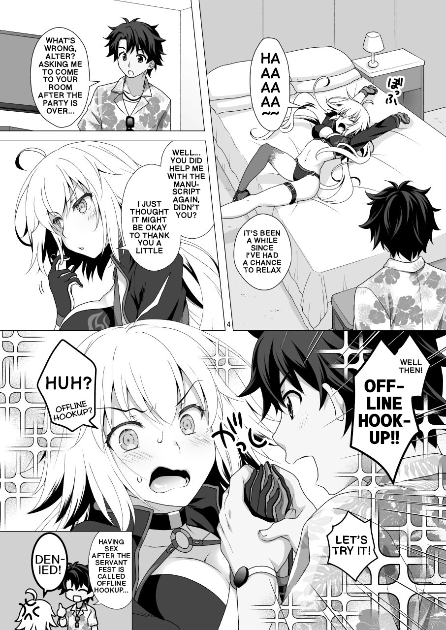 Hentai Manga Comic-CHALDEA GIRLS COLLECTION Jeanne Alter Continuous Orgasms Through the Command Spells-Read-3
